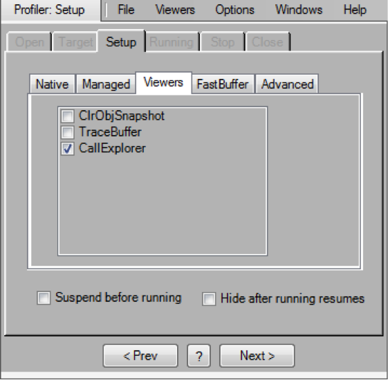 Profiler viewers
