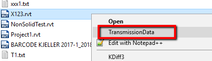 Standalone TransmissionData