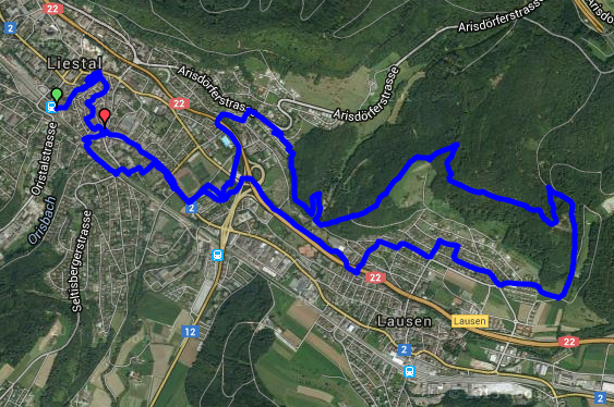 Hash House Harriers Basel Likk'mm trail run on December 13 2015
