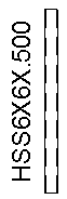 HSS hollow beam plan view
