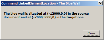 Blue wall location in target document B