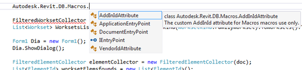 Macros namespace