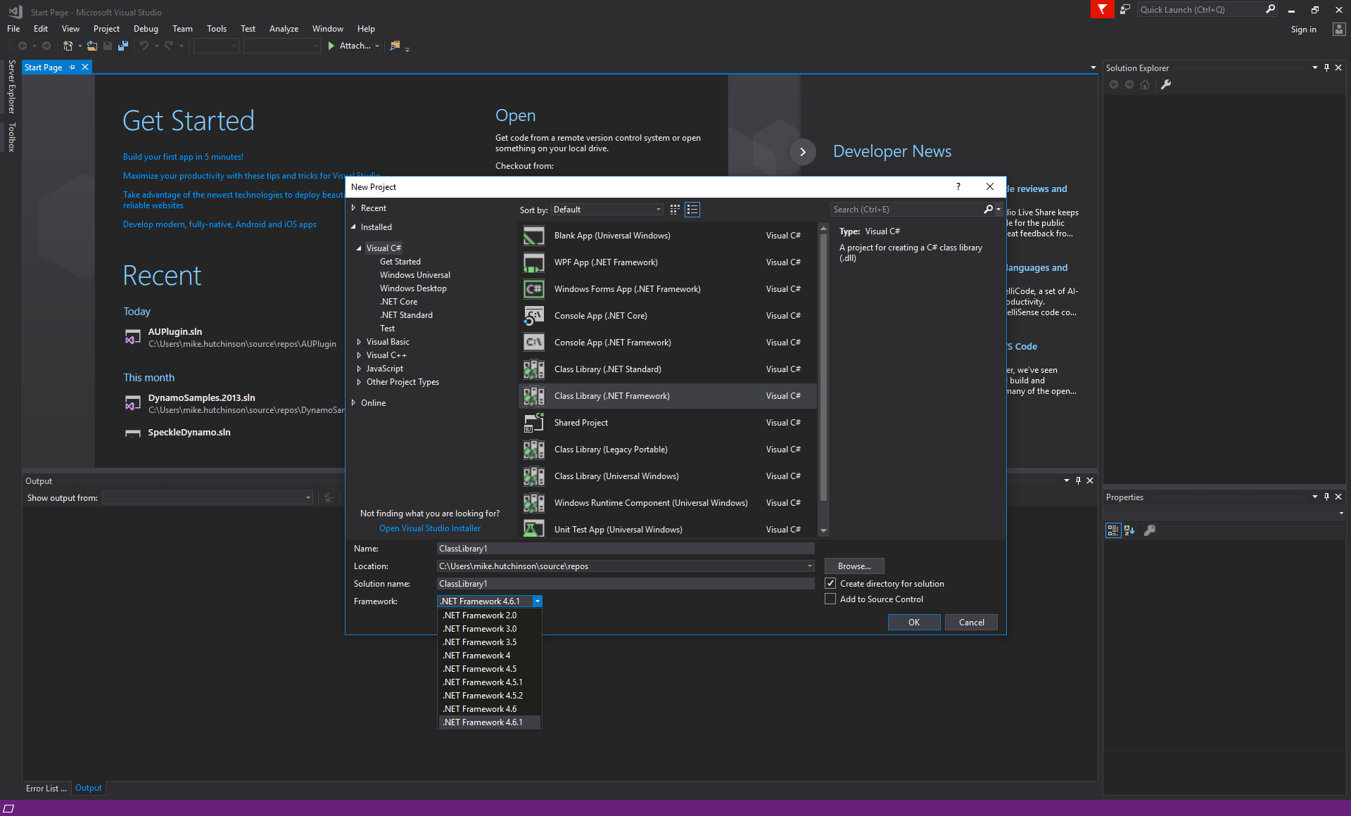 Class Library .NET Framework