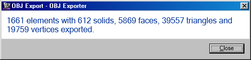 Output element count with multiple solid support