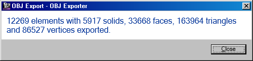 Entire model object counts