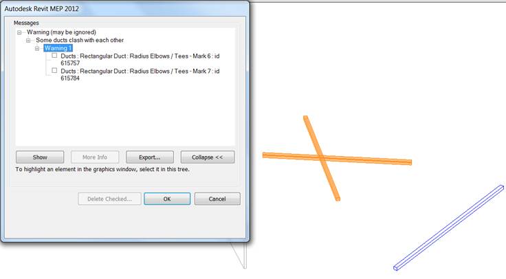 Collision test rule
