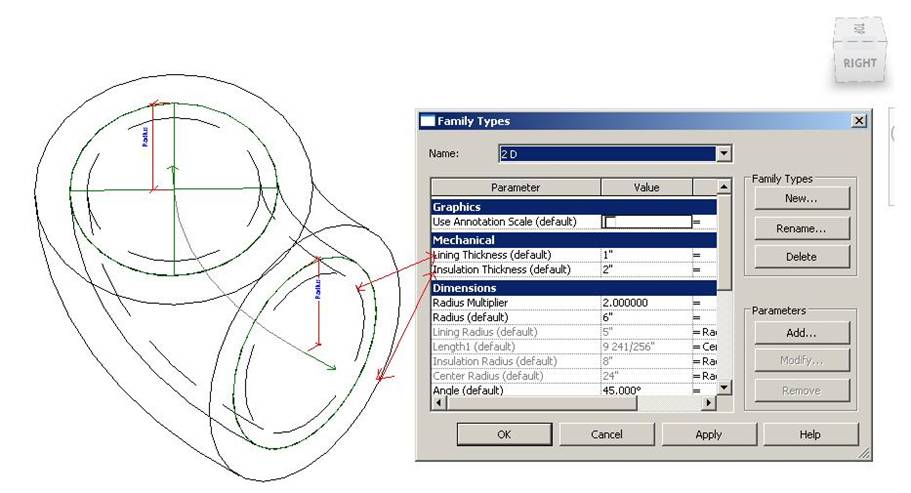 Pipe elbow solids