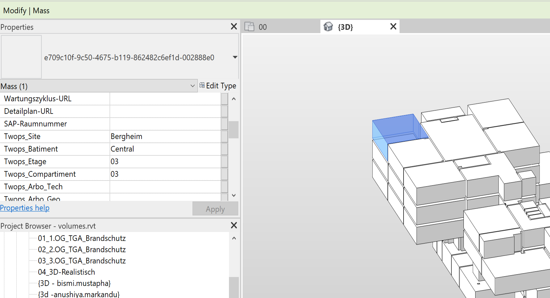 Dynamo volumes
