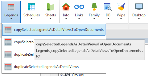 Copy legends