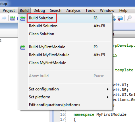 Build the macro