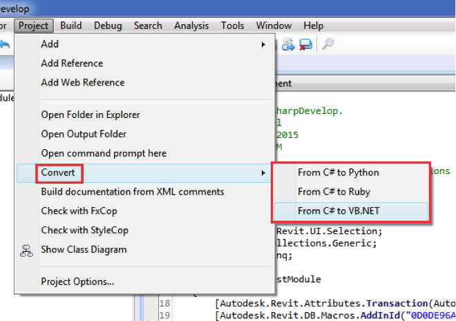 Converting language