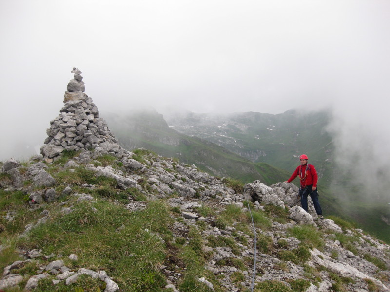Robert on Schmalst&ouml;ckli summit