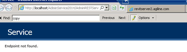 Endpoint Not Found