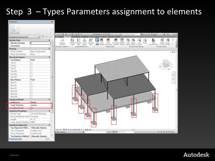 Step 3 &ndash; type parameter assignment to elements
