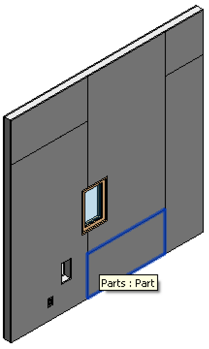 Sample wall parts