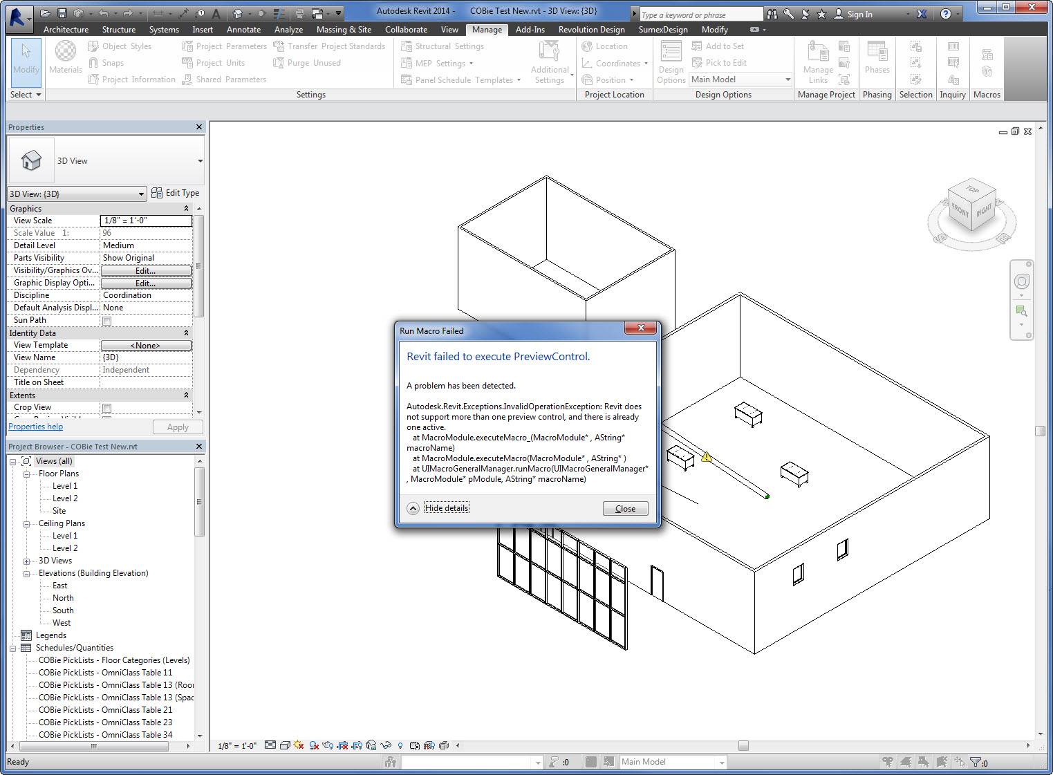 Revit error