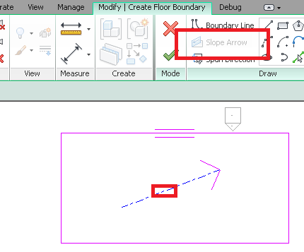 Use a slope arrow
