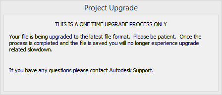 Upgrade message