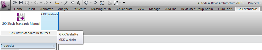 URL ribbon button