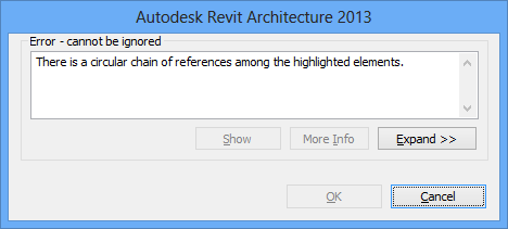 Error message