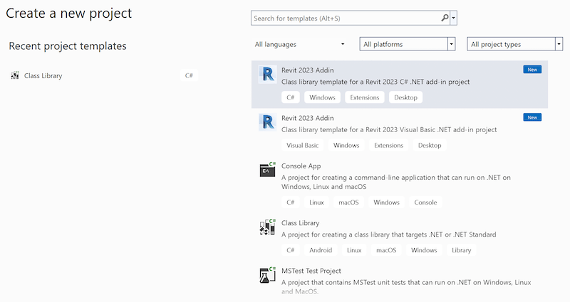 Add-In Wizard Template in VS 2022 