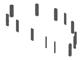 Wall-column intersections highlighted using AVF