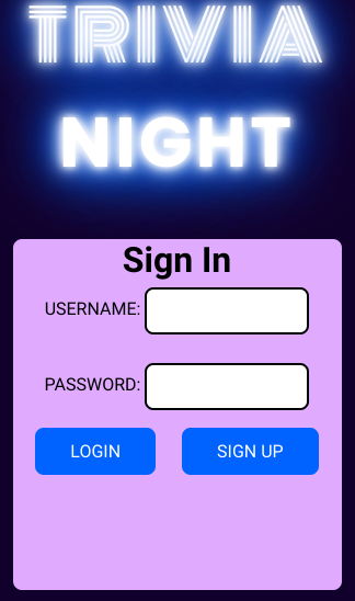 Login Page