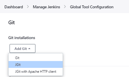 Enable JGit or JGit with Apache HTTP Client