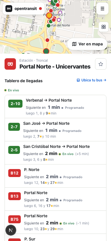 Tablero de llegadas de una estación