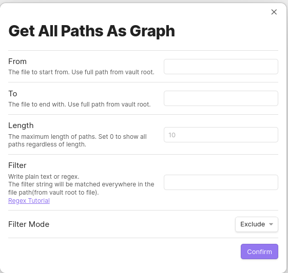 Path Graph Modal