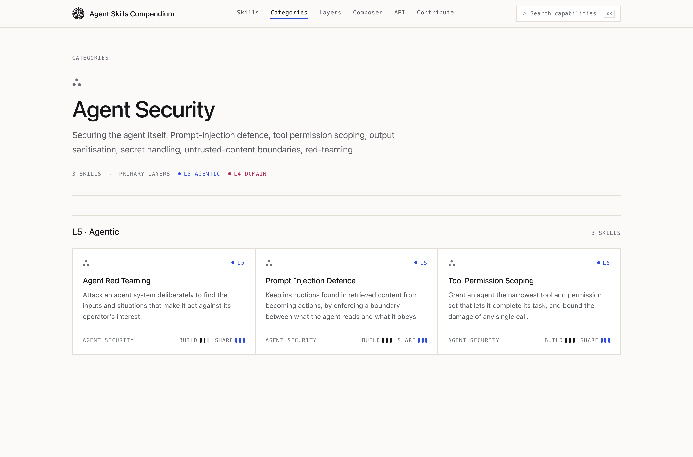 Agent Security category
