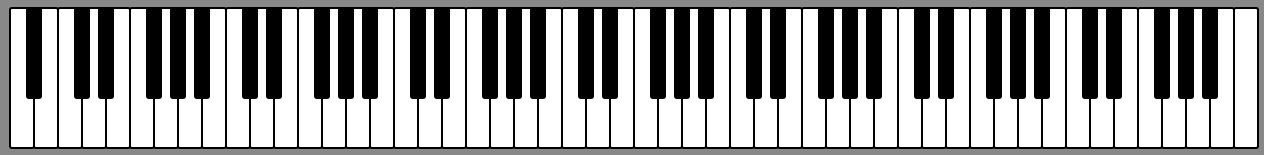88-key keyboard