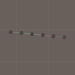 Interpolation bezier linear