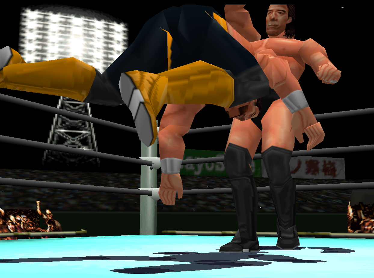 In-ring gameplay rendered at high resolution