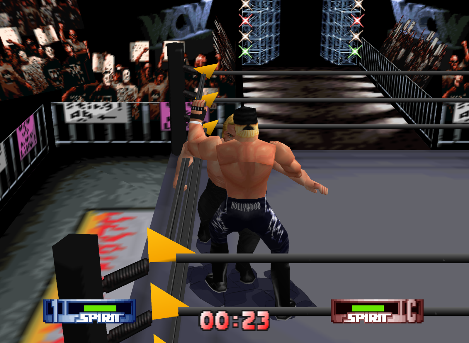 In-ring gameplay rendered at high resolution