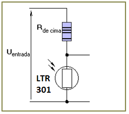Figure 2 - Schematic and theory of the voltage divider
