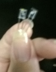 Photo 1 - Receiver (LTR-301) and emitter (LTE-302) precision infrared