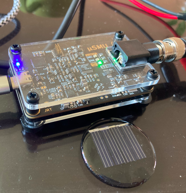 micro-SMU and Si Solar cell