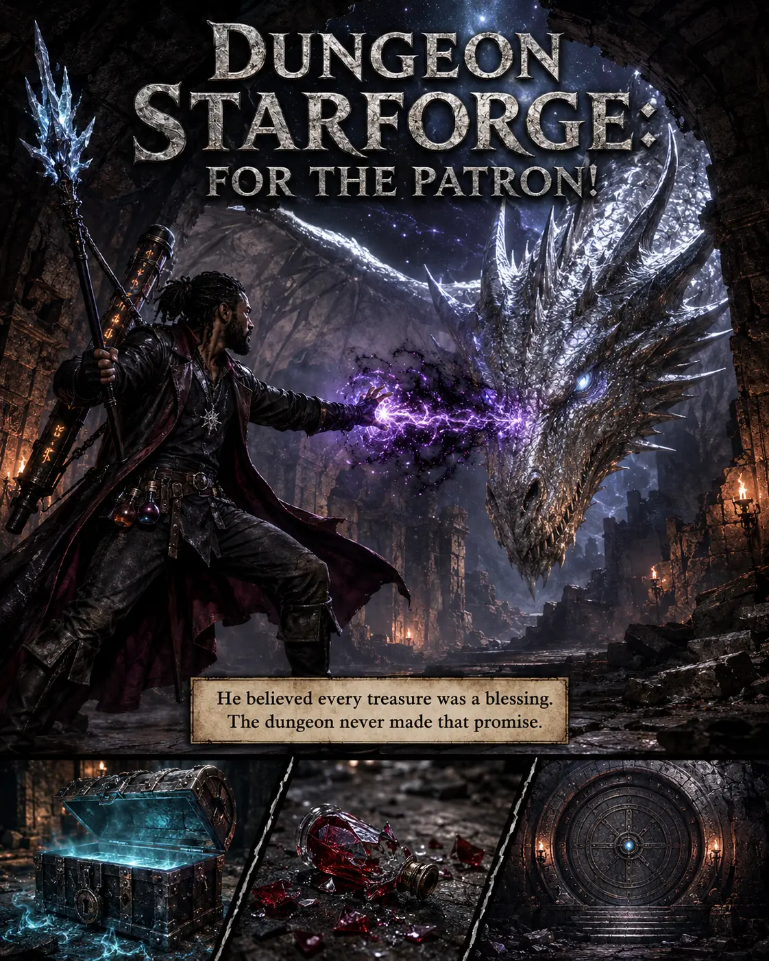 Dungeon Starforge: For the Patron! cover art