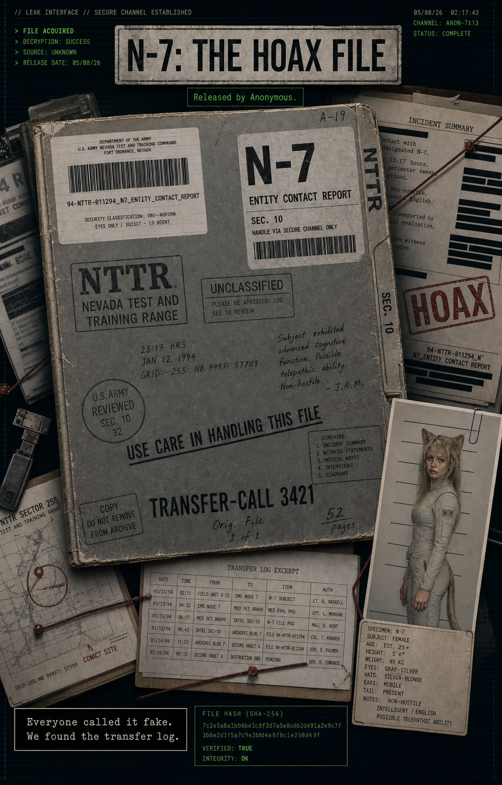 N-7: The Hoax File cover art