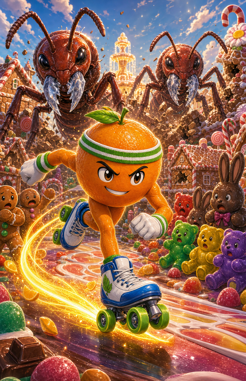 The Orange Hero of Candy World cover art