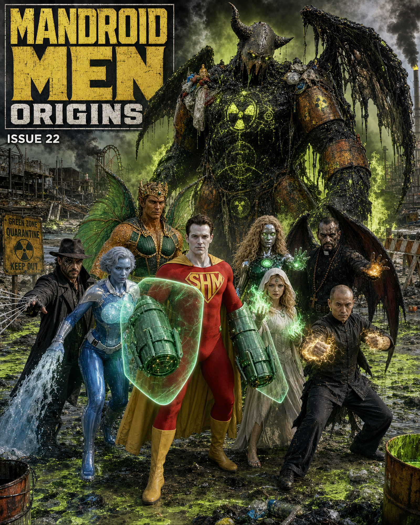 Mandroid Men Origins cover art