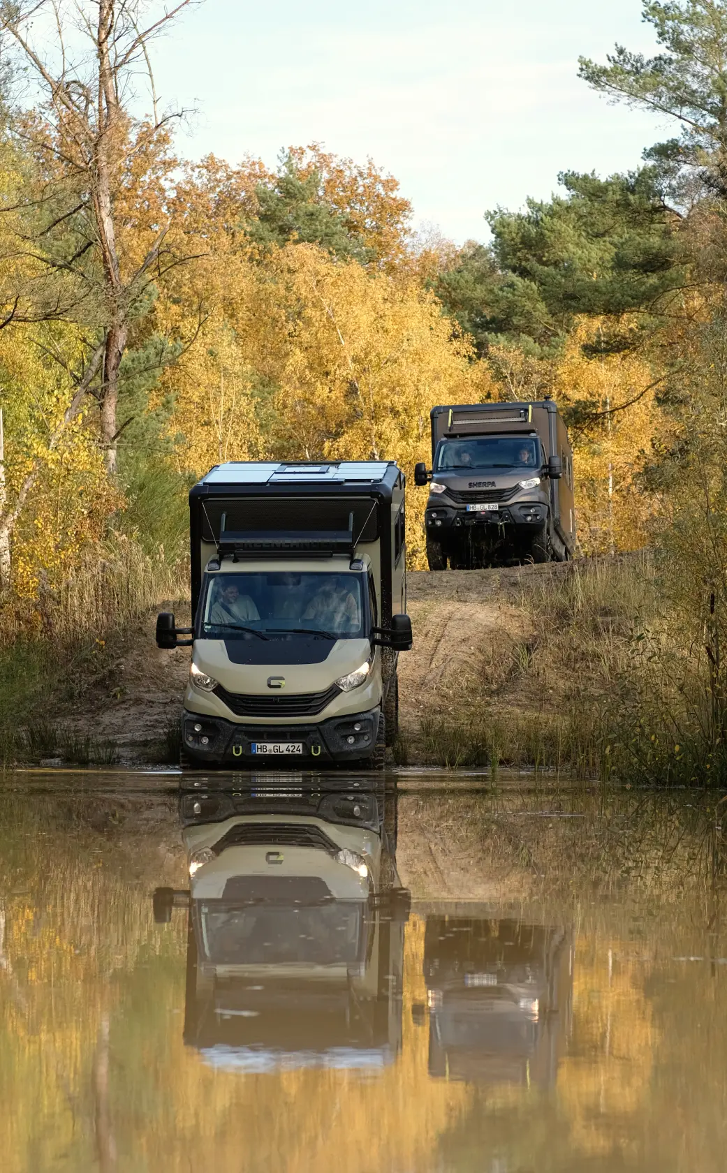 Sherpa on rugged terrain at Hoope Offroad Park
