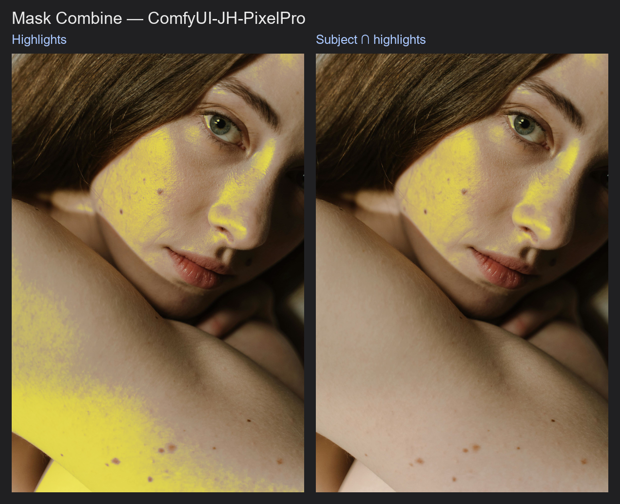 Kết quả: Workflow mẫu Mask Combine