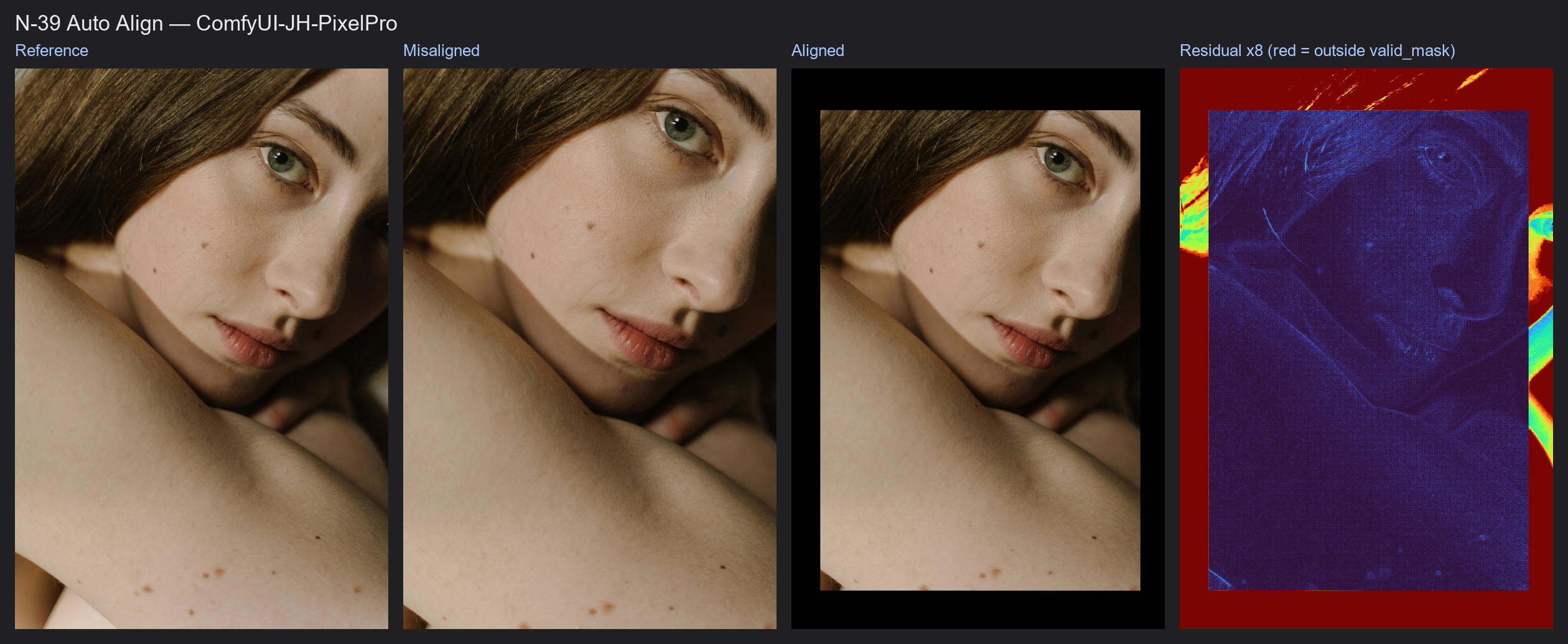 Auto Align result
