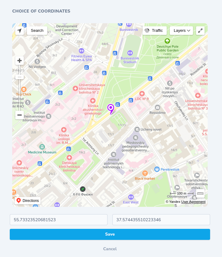Example map