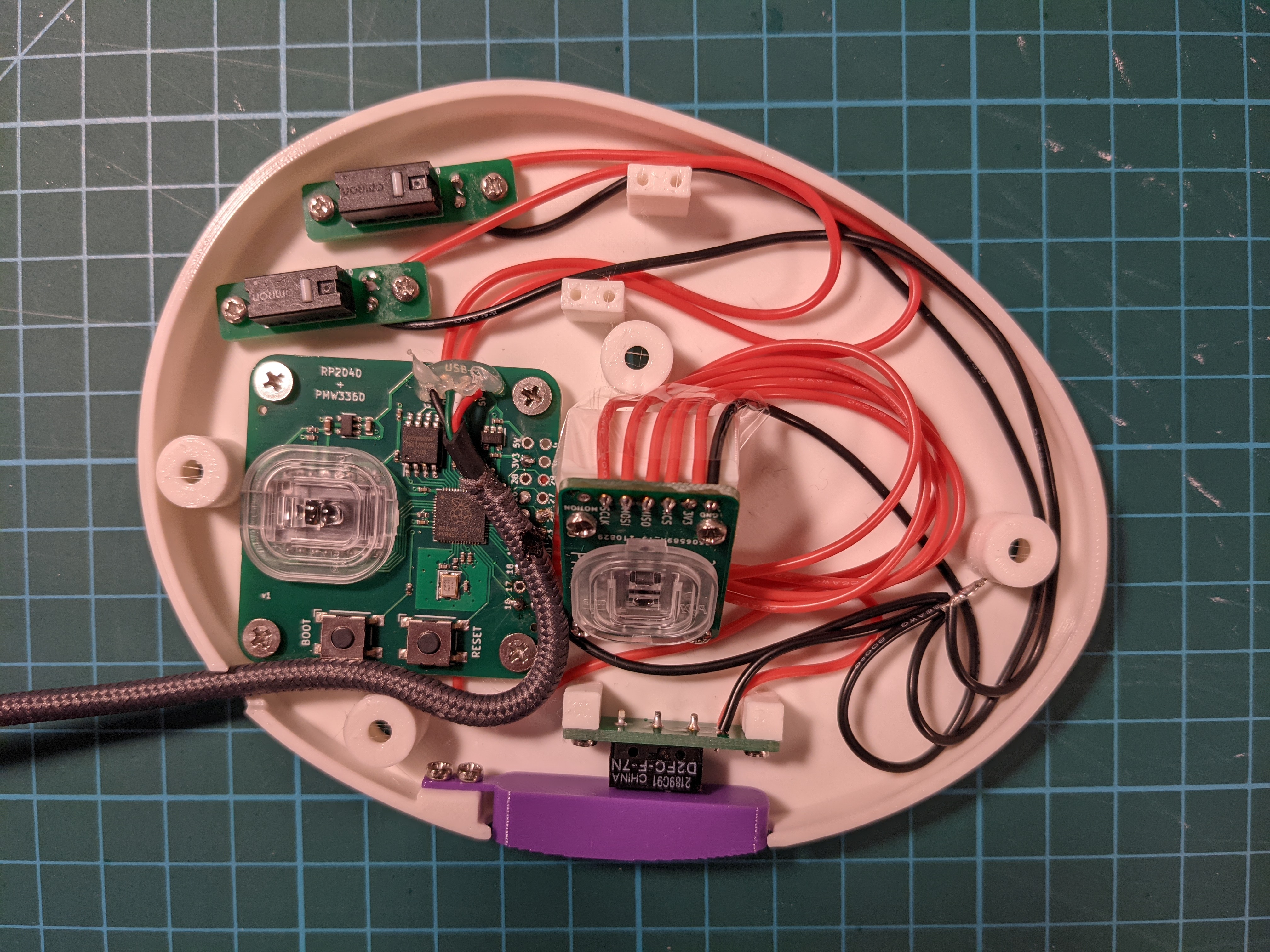Insides of the case