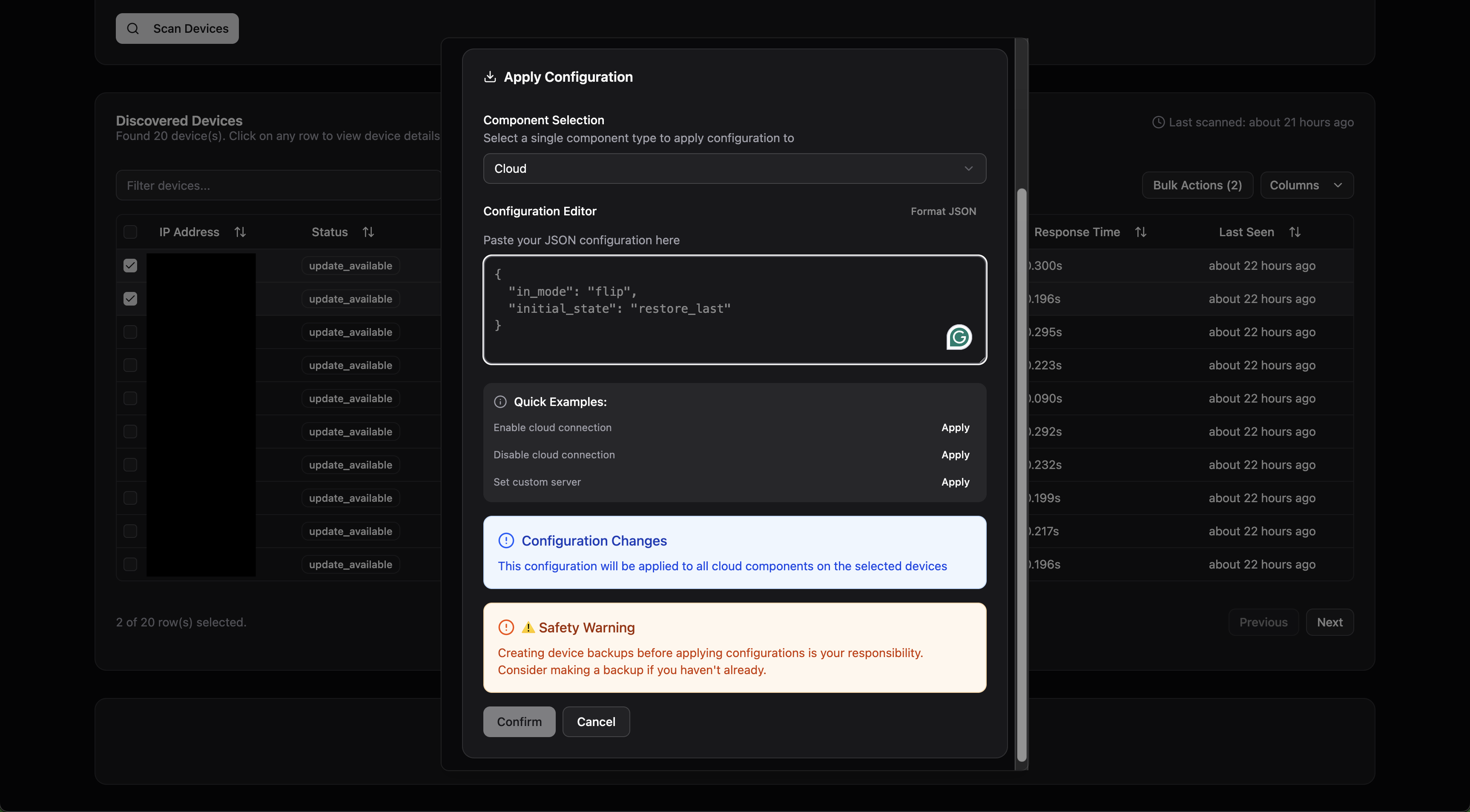 Bulk Actions