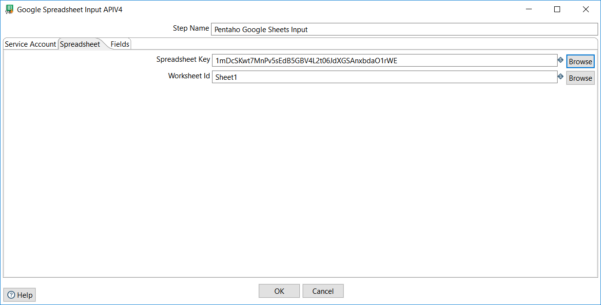 Acessando Documentos no Drive da Google com Pentaho Data Integration