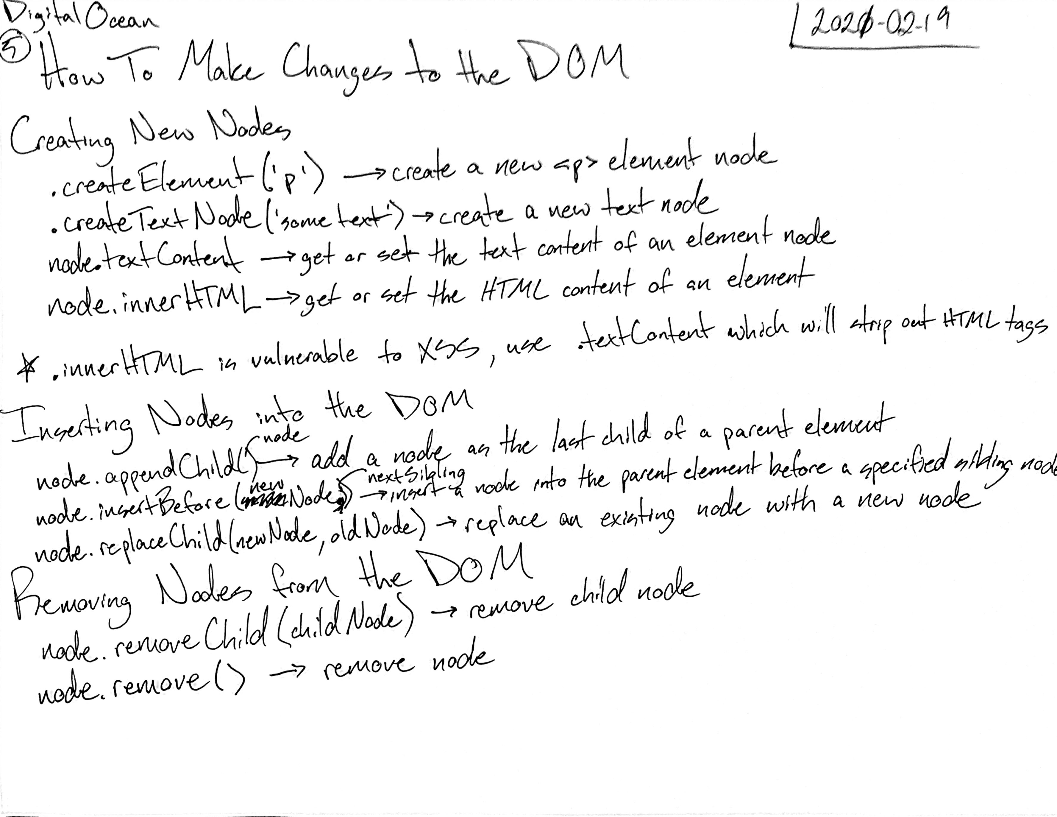 5 how to make changes to the dom